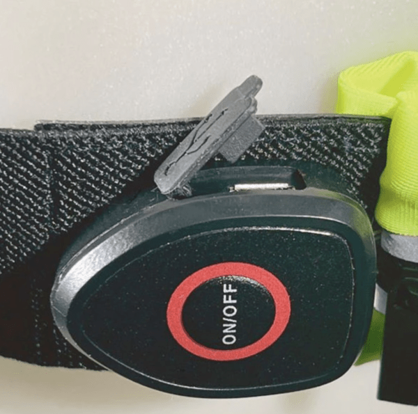 Ultimate Performance Ease LED Running Belt - Fluo Yellow - Image 2